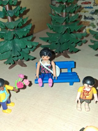 Set Playmobil Figure e Auto