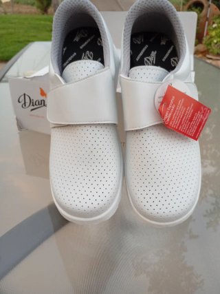 Zapatos Dian Mujer Blancos Trabajo INESCOP
