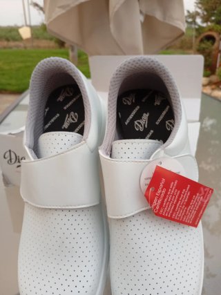 Zapatos Dian Mujer Blancos Trabajo INESCOP