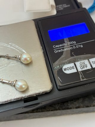 Pendientes Perlas Naturales Plata