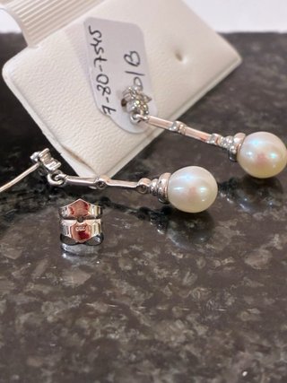 Pendientes Perlas Naturales Plata