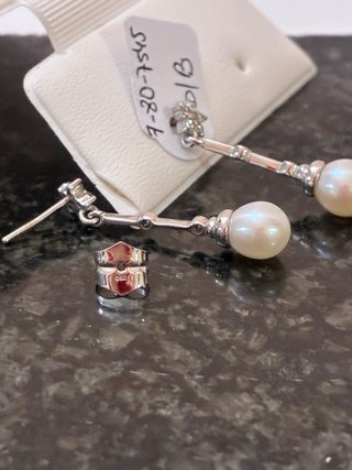 Pendientes Perlas Naturales Plata