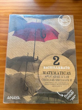 Libro de Matemáticas 2* bachillerato sociales