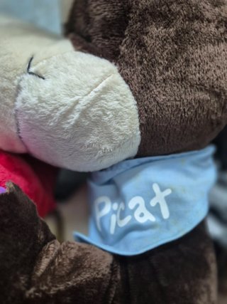 Peluche burro corazón la mama más guay en catalán.