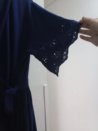 Vestido Verano Viscosa Azul