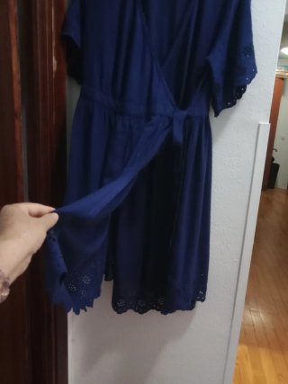 Vestido Verano Viscosa Azul