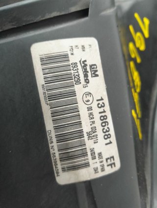1153041 faro izquierdo 13186381 opel corsa d cosmo