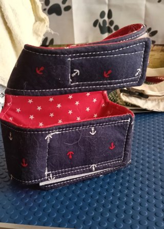 Peitoral para cão vermelho