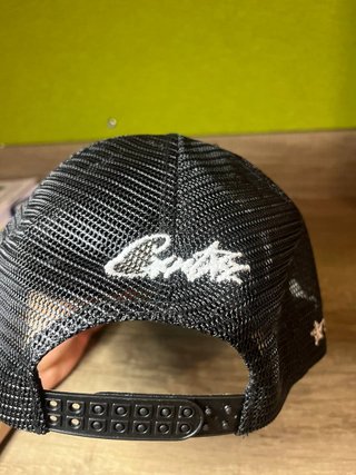 Gorra Corteiz Negra con Estrellas