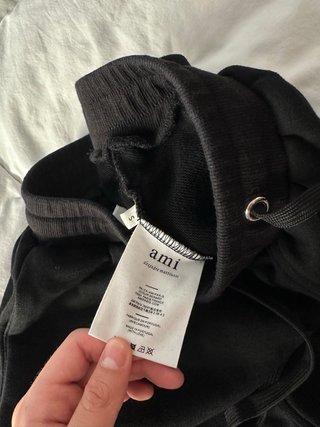 Pantalones cortos Ami Paris negros