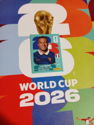 Mbappé Mundial 2026 Panini