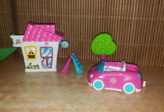 Lote Pinypon: Casa, Carruaje y Figuras