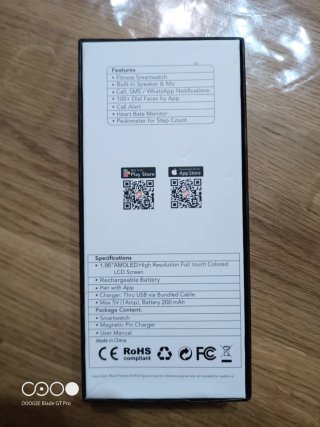 Reloj inteligente ultra fino