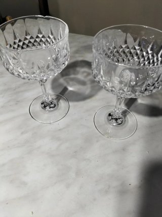 6 Calici Champagne Cristallo