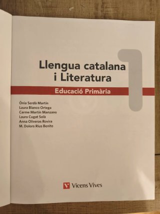 LLENGUA CATALANA I LITERATURA 1  Llibre de lectura