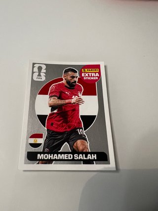 Cromo Panini Extra Sticker Plata Salah