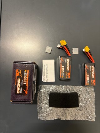 2x Batterie Ovonic 1350mAh 4S 140C FPV