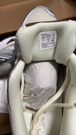 ASICS Plata/Blanco Talla Grande