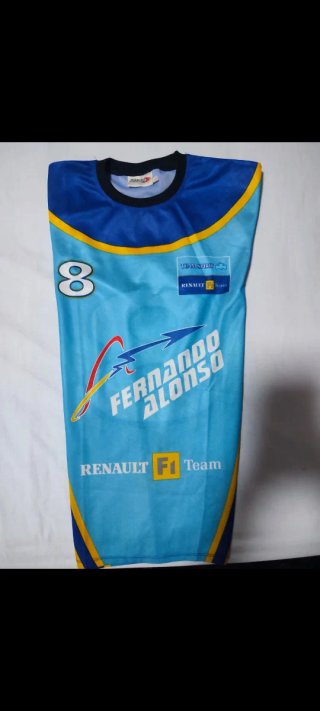 Camiseta Vintage Fernando Alonso Renault Nº 8