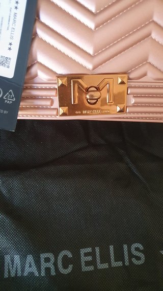 Borsa Marc Ellis "Flat S Manhattan" Rosa Antico me