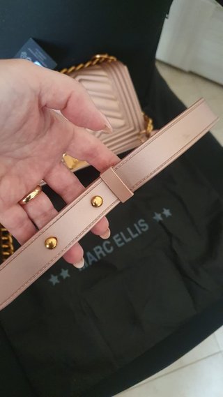 Borsa Marc Ellis "Flat S Manhattan" Rosa Antico me