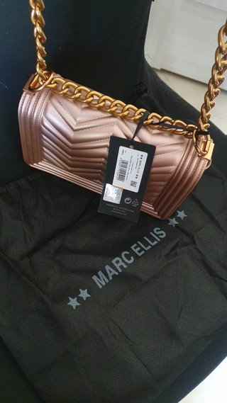 Borsa Marc Ellis "Flat S Manhattan" Rosa Antico me