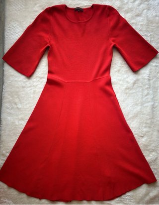 Vestido Adolfo Domínguez Rojo Talla M