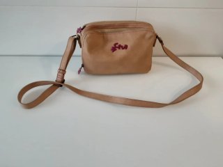 Bolso Beige y Rosa