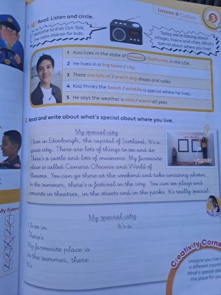 Cuaderno activity book inglés 4t primaria