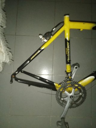 Cuadro Bicicleta MENDIZ Amarillo