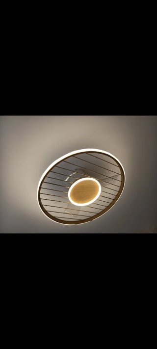 Ventilador de techo con luz LED madera Nuevo