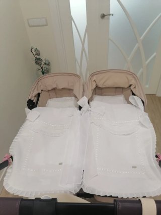 Sacos para carrito de bebé gemelar bugaboo donkey.