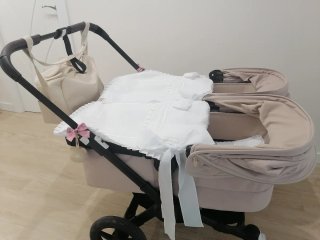 Sacos para carrito de bebé gemelar bugaboo donkey.