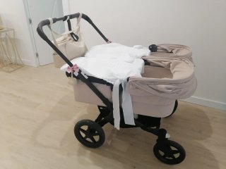 Sacos para carrito de bebé gemelar bugaboo donkey.