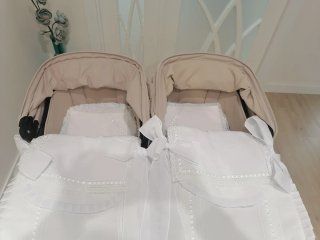 Sacos para carrito de bebé gemelar bugaboo donkey.