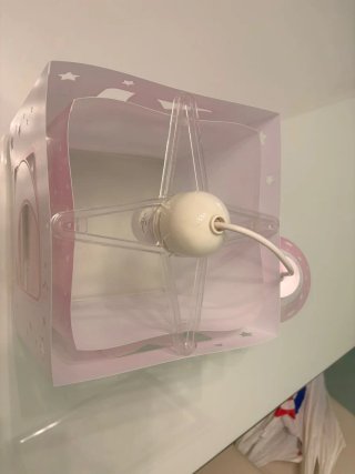 Lámpara infantil de techo retroiluminada