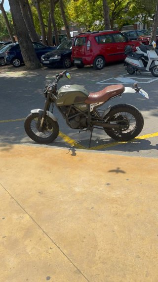 Moto Mitt 125 DS Scrambler Marrón/Verde