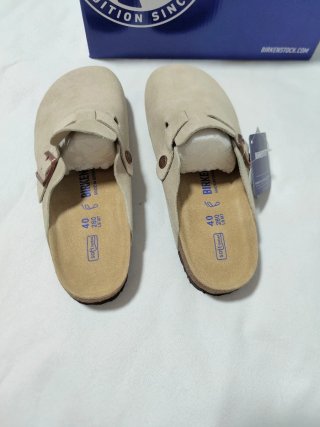Zuecos Birkenstock Beige Talla 40