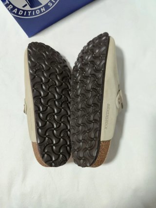 Zuecos Birkenstock Beige Talla 40