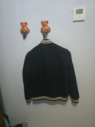 Chaqueta Béisbol Majestic SOX Negra y Dorada