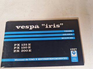 Manual Vespa Iris PX 125, 150, 200 E 1987