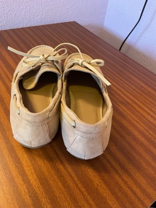 Mocasines Lefties Beige Talla 37 Mujer