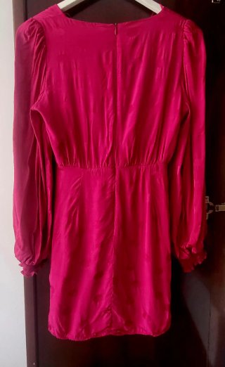 Vestido Zara fiesta rosa