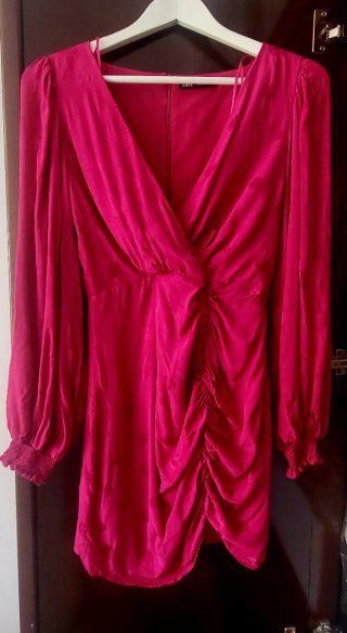 Vestido Zara fiesta rosa