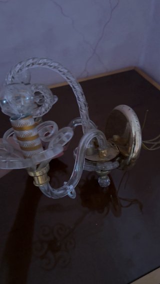 Lámpara de pared de cristal PRECIO NEGOCIABLE