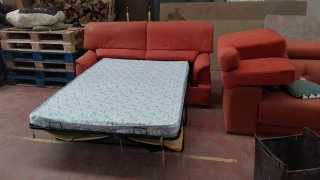 Sofá Cama Naranja