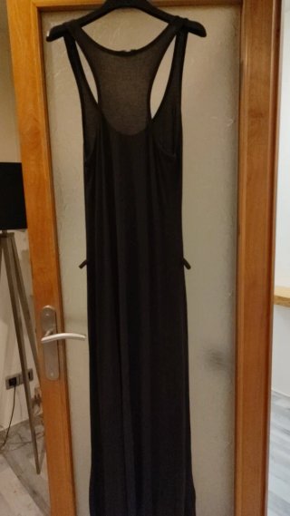 Vestido largo marrón