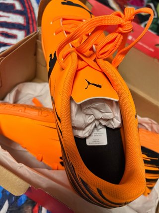 Zapatillas Puma Futbol Sala Attacanto Naranja
