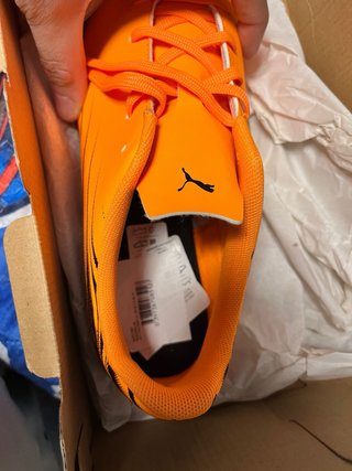Zapatillas Puma Futbol Sala Attacanto Naranja