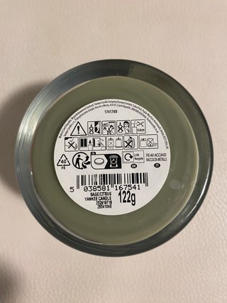 Yankee Candle Sage & Citrus 122g